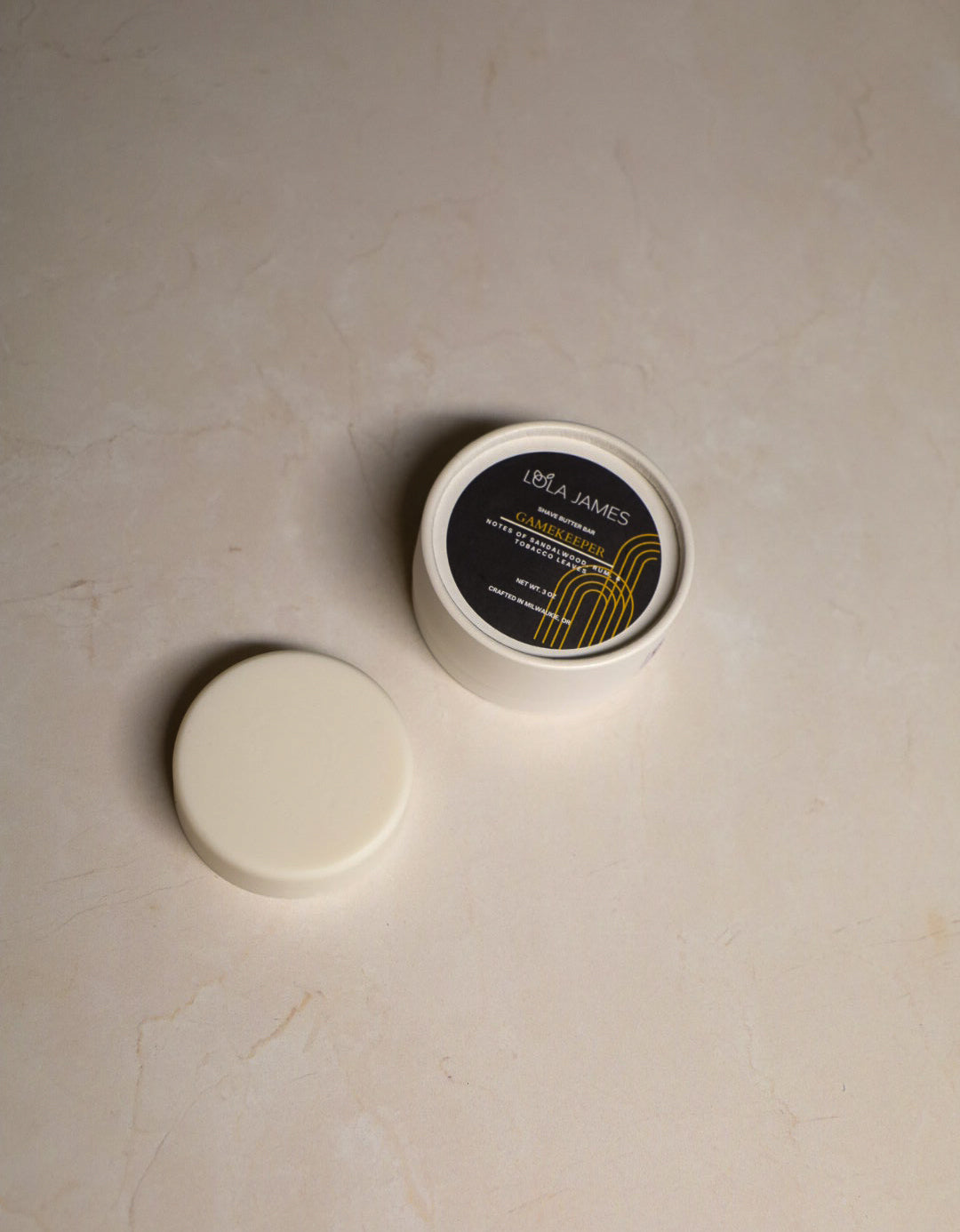 Shave Butter Bar Gamekeeper-Notes of Sandalwood, Rum, & Tobacco Leaves Shave Butter Bar Gamekeeper_Shave_Butter_Bar