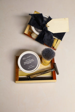 Shave Gift Set Immeasurable- Notes of Bergamot-French Lavender-Juniper Berry Beard Gift Set Immeasurable_Shave_Gift_Set