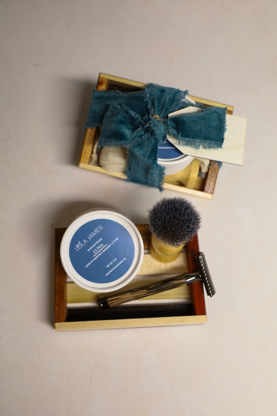 Shave Gift Set Luna - Notes of Grapefruit-Bergamot-Thyme Beard Gift Set Luna_Shave_Gift_Set
