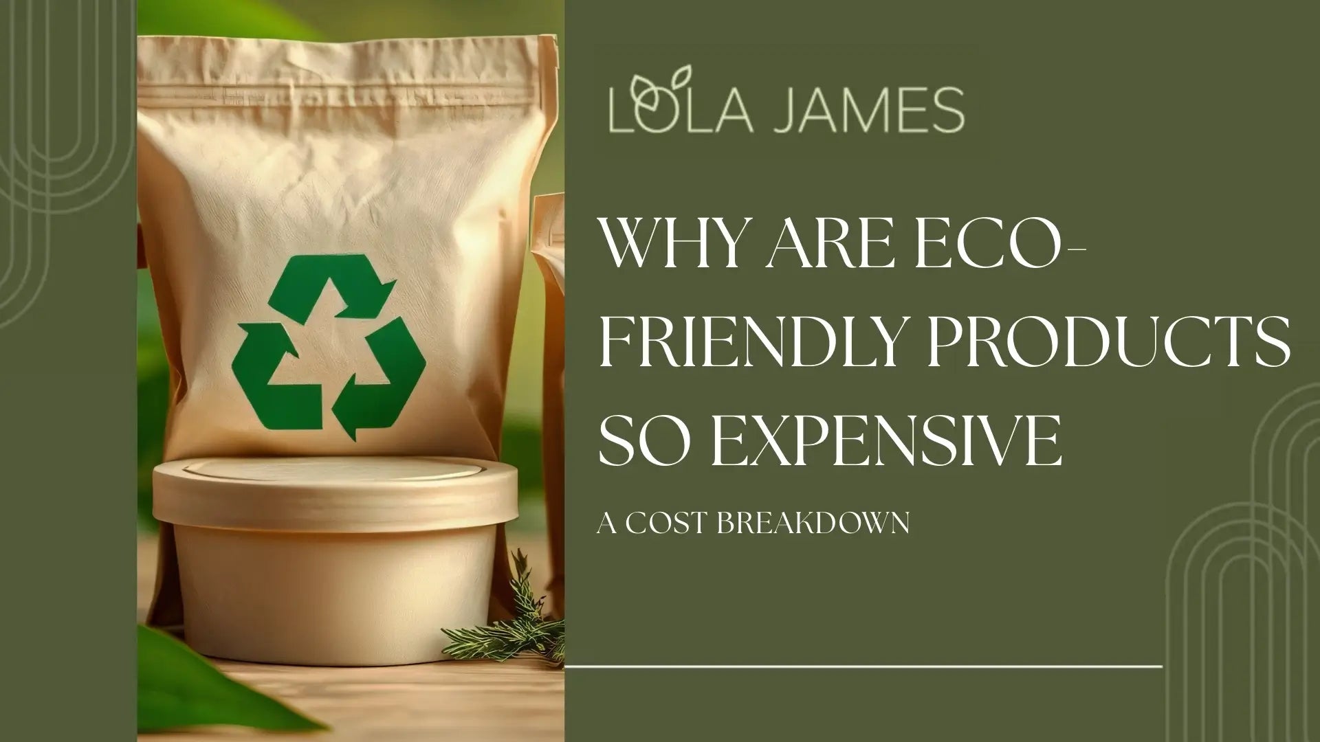 Why Eco-Friendly Products are More Expensive